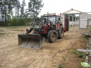 Zetor 7340 Turbo& Trima Professional 320 & wał posiewny