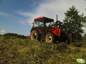 Zetor 7340 + Zgrabiarka
