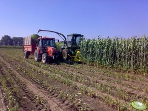 Zetor 7441 Proxima i rzorzutnik Brimont