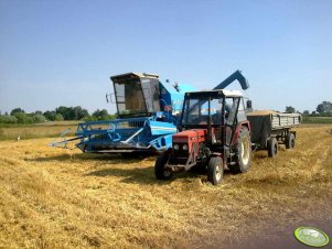 Zetor 7711 i Bizon Z058