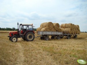 Zetor 7711 i zestaw do balotów