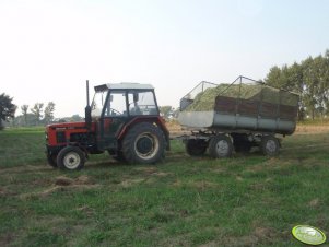 Zetor 7711 + przyczepa