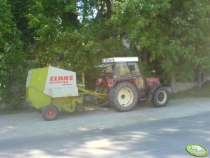 Zetor 7745 + Claas Rollant 42