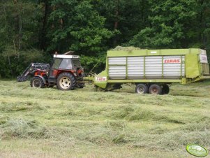Zetor 7745 + Claas Sprint