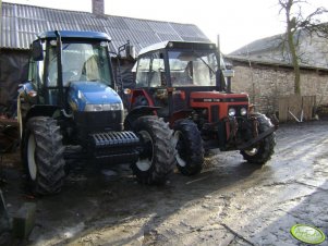 Zetor 7745 i NH TD 5040