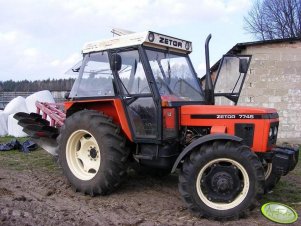 Zetor 7745 i pług 4*35