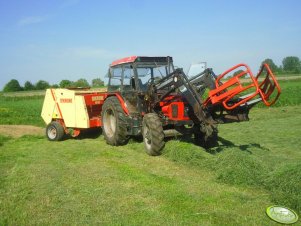 Zetor 7745 + Krone 125