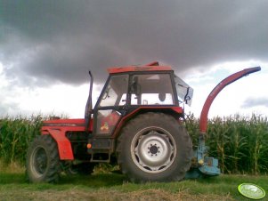 Zetor 7745 + Mengele 350 Turbo