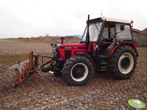 Zetor 7745 + pług do odśnieżania