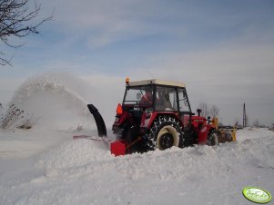 Zetor 7745 + pług wirnikowy