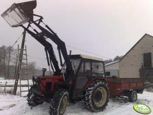 Zetor 7745 + przyczepka