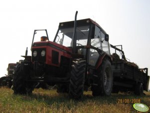 Zetor 7745 + rozrzutnik obornika & Ursus C-330 + cyklop.