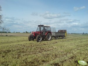 Zetor 7745 + rozrzutnik