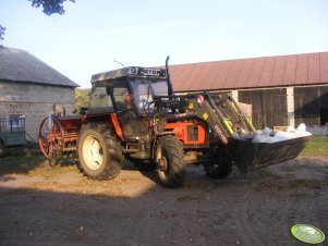 Zetor 7745 + siewnik