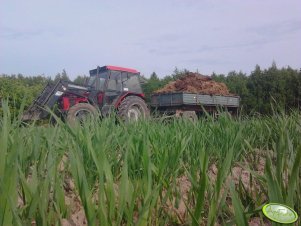 Zetor 7745 + tur + przyczepa .