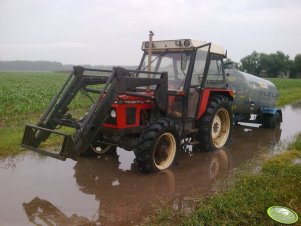 Zetor 7745 TURBO +  Hydrometal AT - 10 + Meprozet 4300
