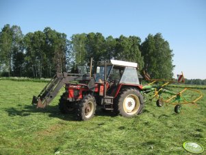 Zetor 7745 TURBO +  Hydrometal AT - 10 + SaMasz P530