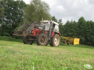 Zetor 7745 TURBO +  Hydrometal AT - 10 + SaMasz Z410