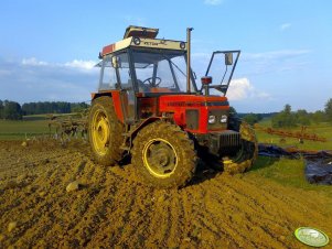 Zetor 7745 Turbo i Kultywator+brony