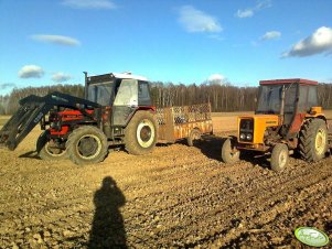 Zetor 7745 turbo i Ursus C-360