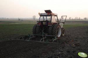 Zetor 7745 turbo i włóka