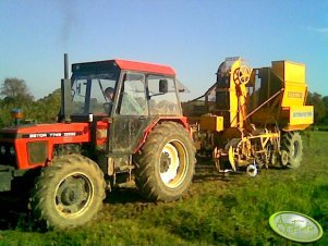 Zetor 7745 Turbo + Kleine 7000