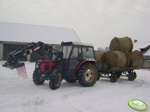 Zetor 7745 Turbo + przyczepa