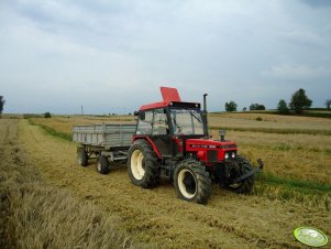 Zetor 7745 Turbo + Sanok D47