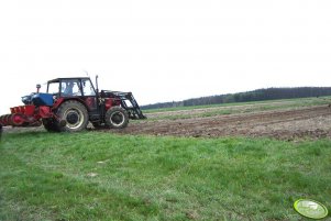 Zetor 7745 TURBO + siewnik 