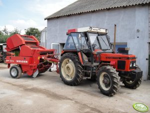 Zetor 7745 Turbo & Welger 