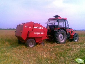 Zetor 7745 + Welger RP12