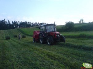 Zetor 7745 + Welger RP12