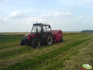 Zetor 7745 + Welger RP12