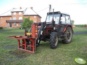 Zetor 7745 + wycinak Strautmann Hydrofox