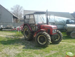 Zetor 7745 z agregatem Unii