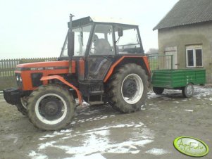 Zetor 7745  z dwukółeczką