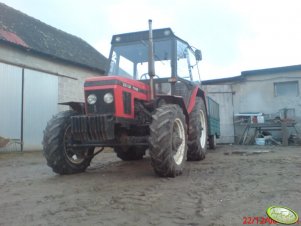 Zetor 7745 z dwukółka