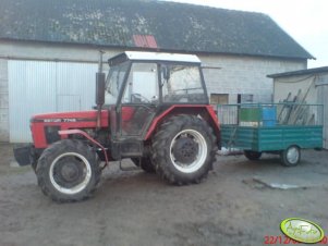 Zetor 7745 z dwukółka