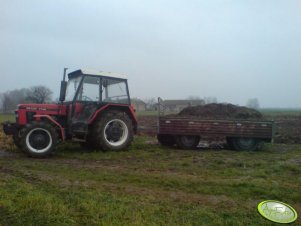 Zetor 7745 z przyczepa 