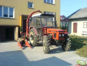 Zetor 7745 z sieczkarnia Kemper Sprinter