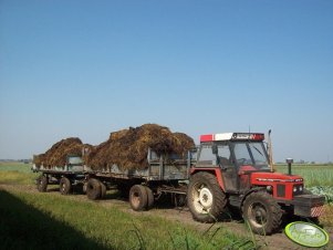 Zetor 7745t + przyczepy