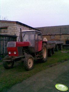 Zetor 8011 + dwie przyczepy