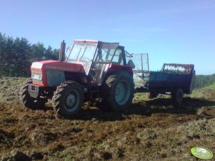 Zetor 8045 + rozrzutnik