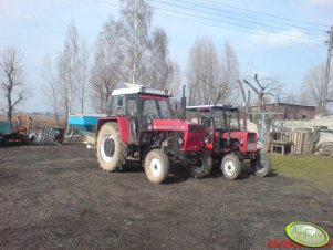 Zetor 8111+Sulky DPX 1503 i Ursus C-330 