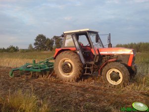 Zetor 8145 + agregat scierniskowy  