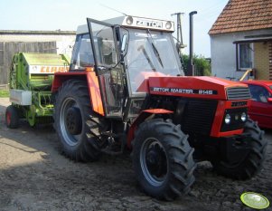 Zetor 8145 + Claas Rollant 44