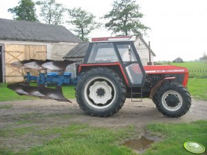 Zetor 8145 + Fiskars 3-skibowy