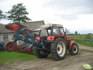 Zetor 8145 + Fiskars 3-skibowy