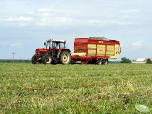 Zetor 8245 + Krone Titan 6/36 GD