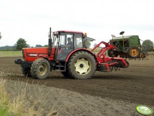 Zetor 8540 + Moskit 3m + Amazone D7 Super-S 3m 